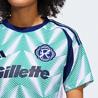 Women's adidas  White New England Revolution 2025 Eastern Pine x Flag of Replica Jersey