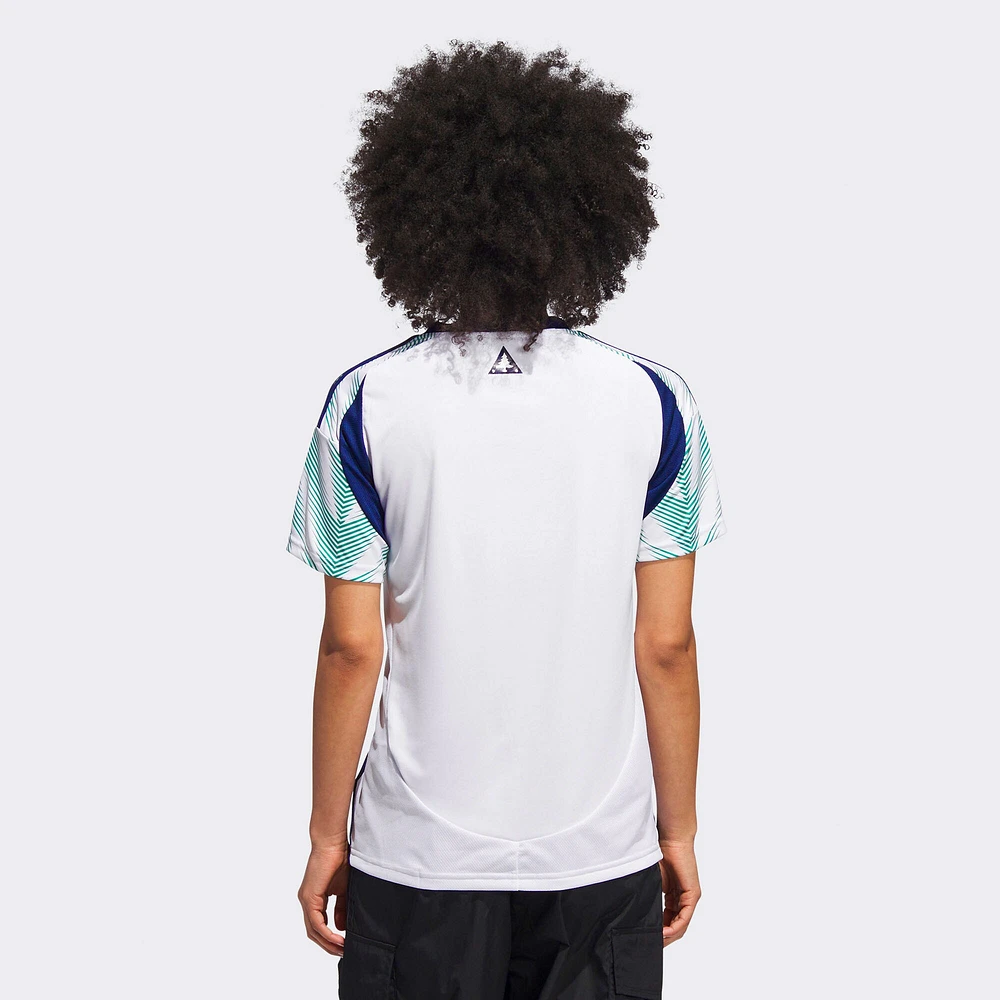 Women's adidas  White New England Revolution 2025 Eastern Pine x Flag of Replica Jersey