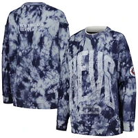 Sweat-shirt à double col The Wild Collective pour femmes, bleu marine, New England Revolution