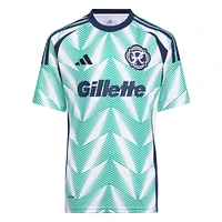 Youth adidas  White New England Revolution 2025 Eastern Pine x Flag of Replica Jersey