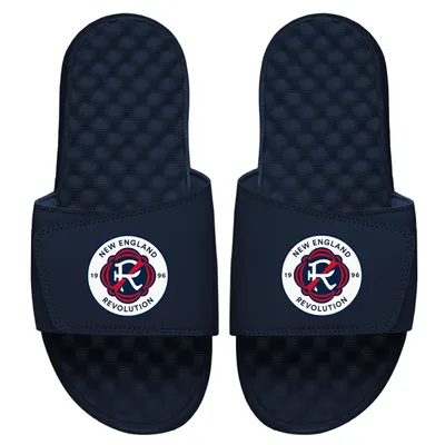 New England Revolution ISlide Youth Primary Team Logo Slide Sandals