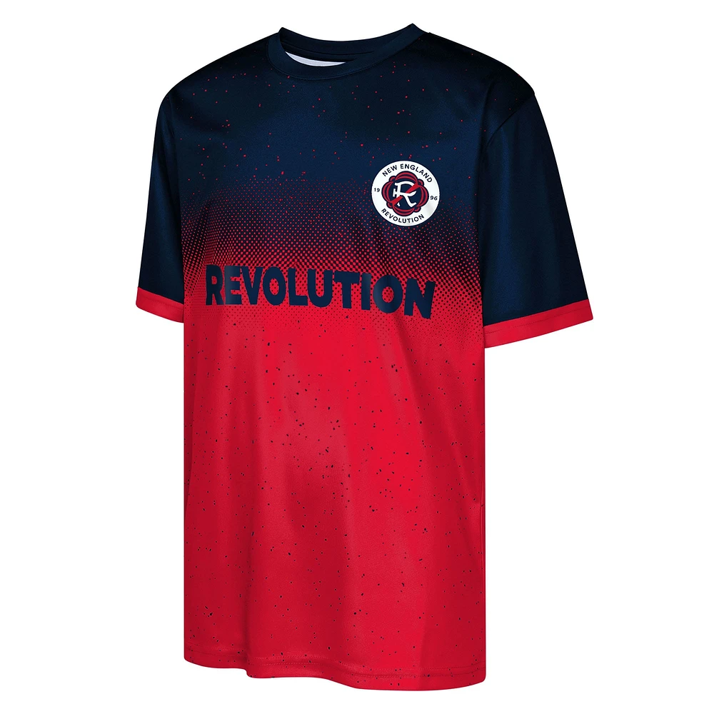 Youth Outerstuff Navy New England Revolution Stalwart Defender T-Shirt