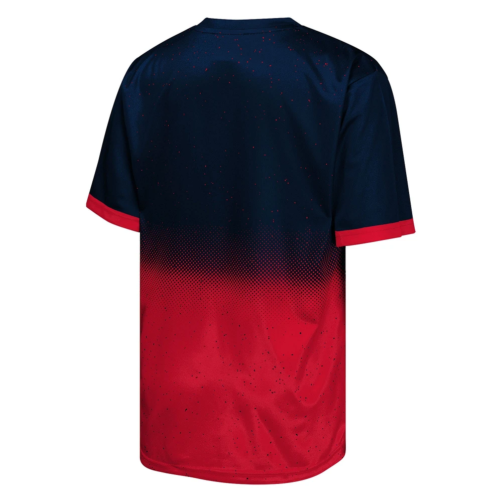 Youth Outerstuff Navy New England Revolution Stalwart Defender T-Shirt