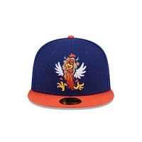 Men's New Era  Dark Blue New Hampshire Fisher Cats Theme Nights 59FIFTY Fitted Hat