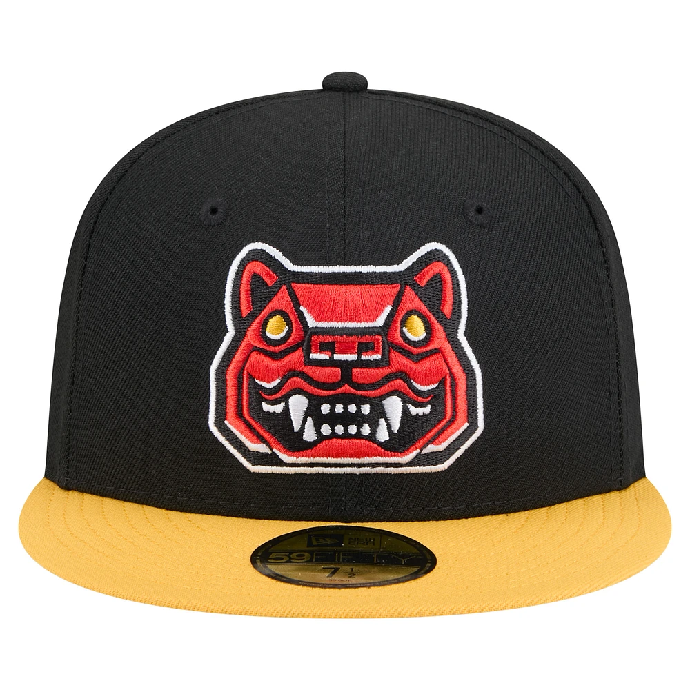 Men's New Era Black Hampshire Fisher Cats Copa de la Diversión 59FIFTY Fitted Hat