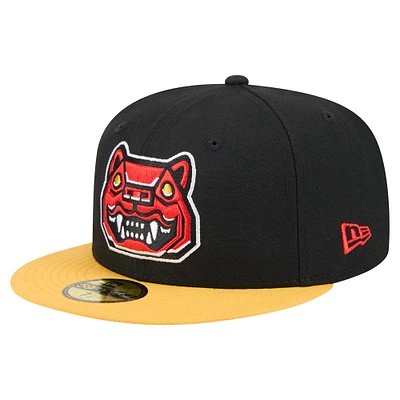 Men's New Era Black Hampshire Fisher Cats Copa de la Diversión 59FIFTY Fitted Hat