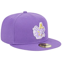 Men's New Era Purple Hampshire Fisher Cats Theme Nights Primaries Uncle Sam 59FIFTY Fitted Hat