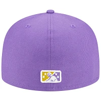 Men's New Era Purple Hampshire Fisher Cats Theme Nights Primaries Uncle Sam 59FIFTY Fitted Hat