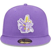 Casquette ajustée 59FIFTY New Hampshire Fisher Cats pour homme Era Purple