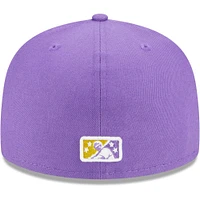 Casquette ajustée 59FIFTY New Hampshire Fisher Cats pour homme Era Purple