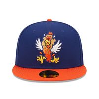 Men's New Era Royal/ Hampshire Fisher Cats Theme Night 59FIFTY Fitted Hat