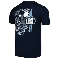 T-shirt bleu marine New Hampshire Wildcats à travers les années pour homme