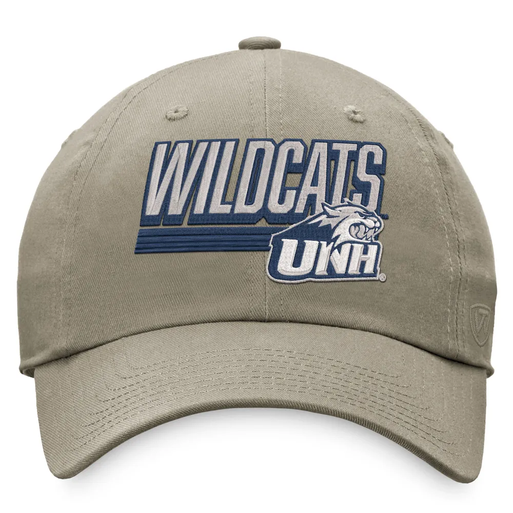 Men's Top of the World Khaki New Hampshire Wildcats Slice Adjustable Hat