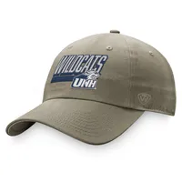 Men's Top of the World Khaki New Hampshire Wildcats Slice Adjustable Hat