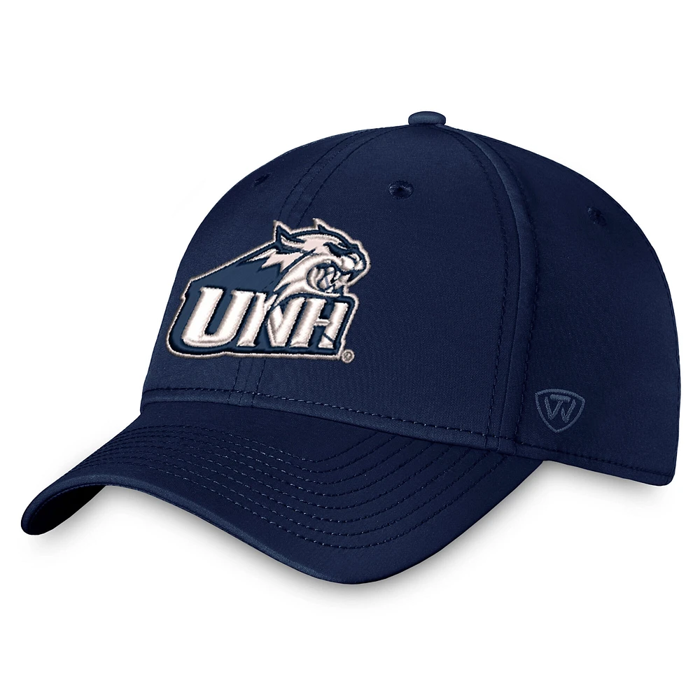 Men's Top of the World True Navy New Hampshire Wildcats Reflex Flex Hat
