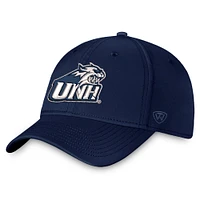 Men's Top of the World True Navy New Hampshire Wildcats Reflex Flex Hat