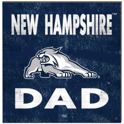 New Hampshire Wildcats 10'' x 10'' Dad Plaque