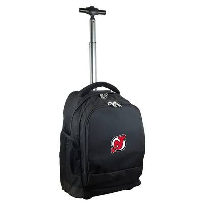 New Jersey Devils 19'' Premium Wheeled Backpack - Black