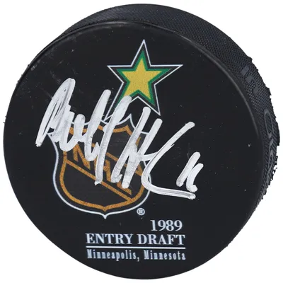 Fanatics Authentic Nico Hischier New Jersey Devils Autographed Hockey Puck with NHL Debut 10/7/17 Inscription