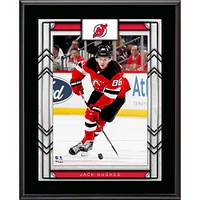 Jack Hughes New Jersey Devils 10.5" x 13" Sublimated Player Plaque