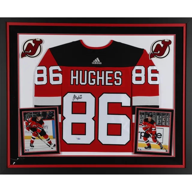 Lids Sebastian Aho Carolina Hurricanes Fanatics Authentic Deluxe Framed  Autographed Red Adidas Authentic Jersey