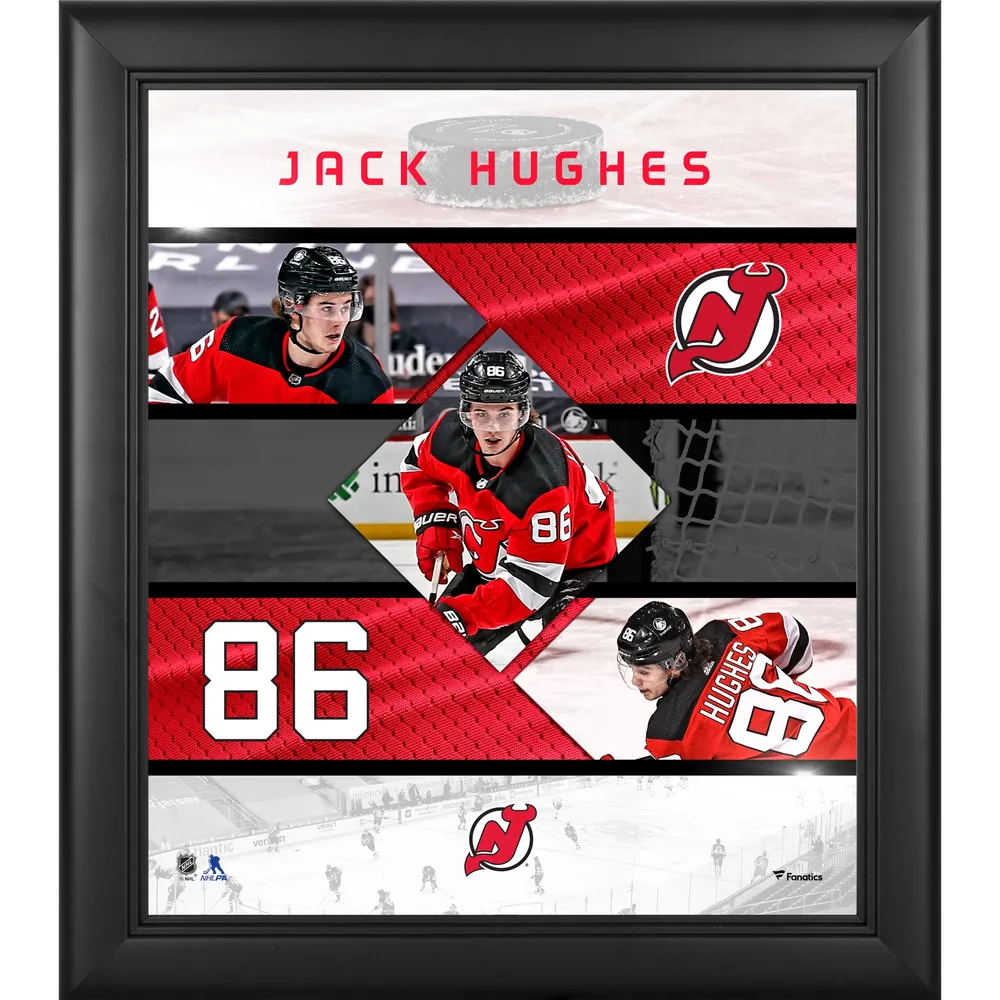 Jack Hughes Autographed New Jersey Devils White Fanatics Hockey