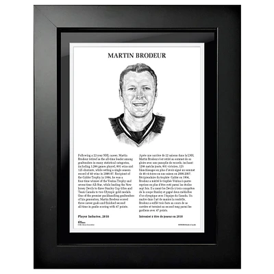 Martin Brodeur New Jersey Devils - Legends Line 12'' x 16'' Framed Photo
