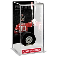 Martin Brodeur New Jersey Devils Retirement Night Deluxe Tall Hockey Puck Case