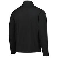 Veste polaire à quart de zip New Jersey Devils Authentic Pro noire Fanatics pour homme