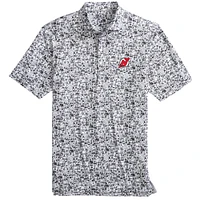 Men's johnnie-O  Black/White New Jersey Devils Slapshot Polo