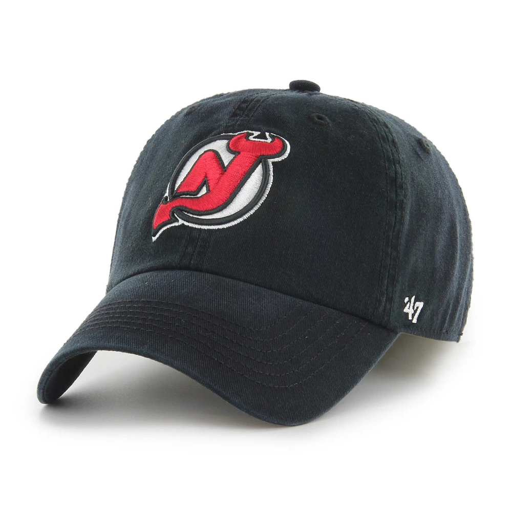 Men's '47 Black New Jersey Devils Classic Franchise Fitted Hat