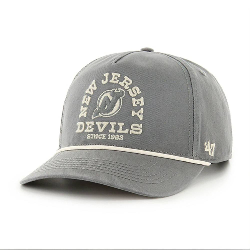 Casquette ajustable anthracite « 47 » pour homme, Devils du New Jersey Canyon Ranchero Hitch
