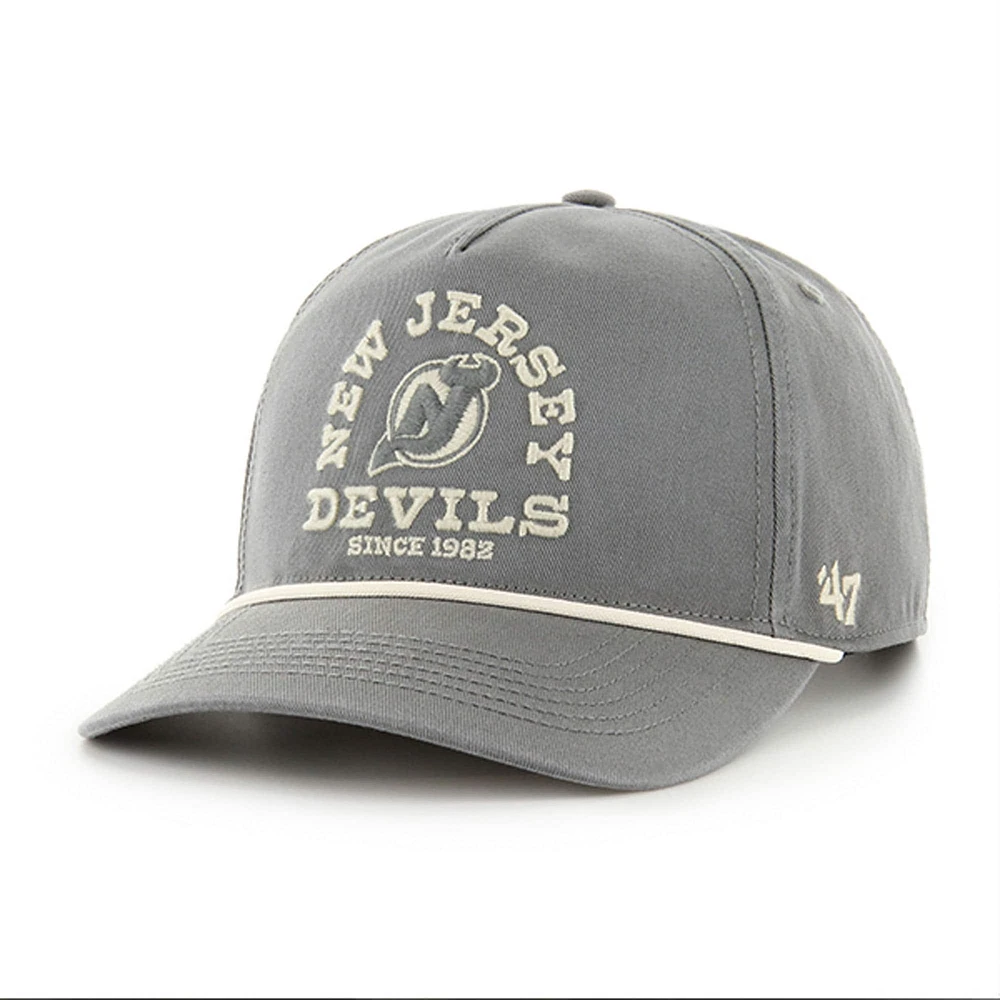 Casquette ajustable anthracite « 47 » pour homme, Devils du New Jersey Canyon Ranchero Hitch