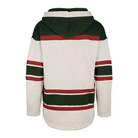 Chandail à capuchon lacets '47 Oatmeal New Jersey Devils Rockaway pour hommes