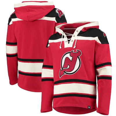 Chandail à capuchon pour homme '47 Red New Jersey Devils Superior Lacer