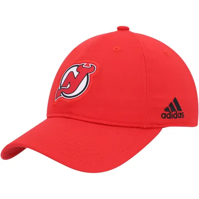 Men's adidas Red/White New Jersey Devils Team Foam Trucker Snapback Hat