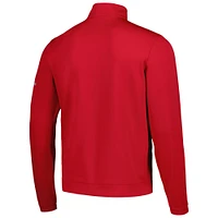 Veste rouge Columbia New Jersey Devils Wickham Hills Omni-Wick Quarter-Zip pour hommes