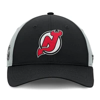 Men's Fanatics  Black New Jersey Devils 2024 NHL Global Series Structured Adjustable Hat