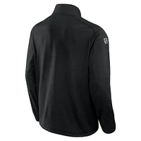 Men's Fanatics  Black New Jersey Devils Authentic Pro Rink Quarter-Zip Jacket