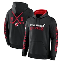 Sweat à capuche en polaire Big City Legacy pour homme Fanatics Black New Jersey Devils