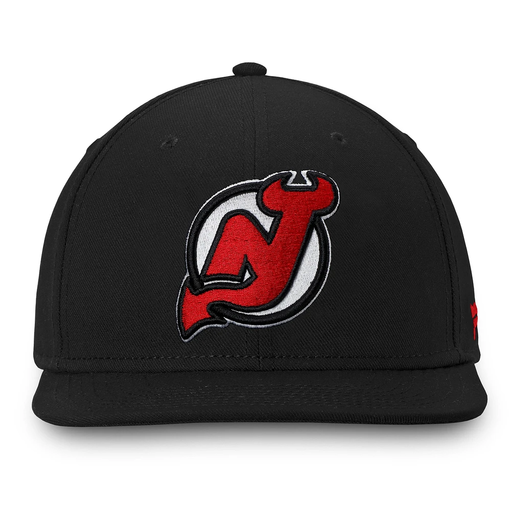 Casquette ajustée noire New Jersey Devils pour homme