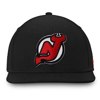 Casquette ajustée noire New Jersey Devils pour homme