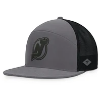 Casquette ajustable Fairweather pour hommes Fanatics Anthracite New Jersey Devils