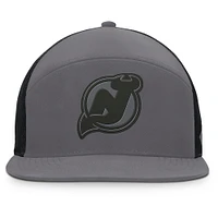 Casquette ajustable Fairweather pour hommes Fanatics Anthracite New Jersey Devils