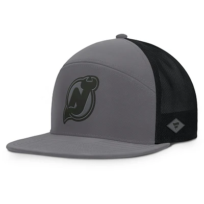 Casquette ajustable Fairweather pour hommes Fanatics Anthracite New Jersey Devils
