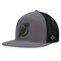 Casquette ajustable Fairweather pour hommes Fanatics Anthracite New Jersey Devils
