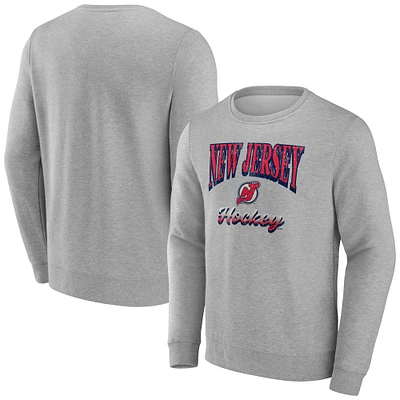 Sweat-shirt en polaire gris pour homme Fanatics New Jersey Devils Light the Candle