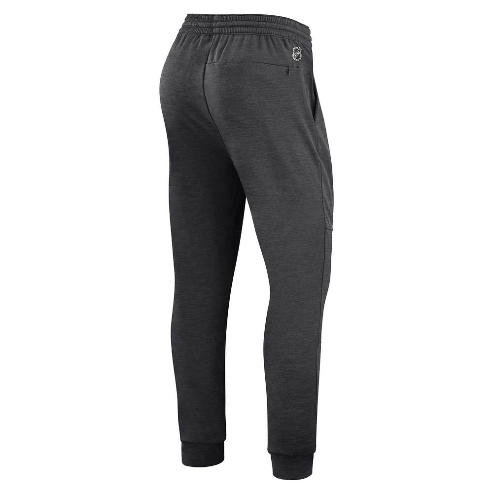 Pantalon de survêtement authentique Pro Road Jogger Fanatics Heather Charcoal New Jersey Devils pour hommes