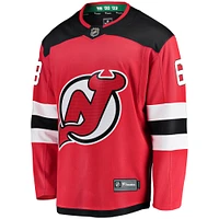 Men's Fanatics Jesper Bratt Red New Jersey Devils Home Breakaway Player