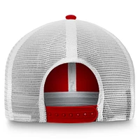 Casquette ajustable pour homme Fanatics rouge/blanc New Jersey Devils Core Primary Logo Trucker